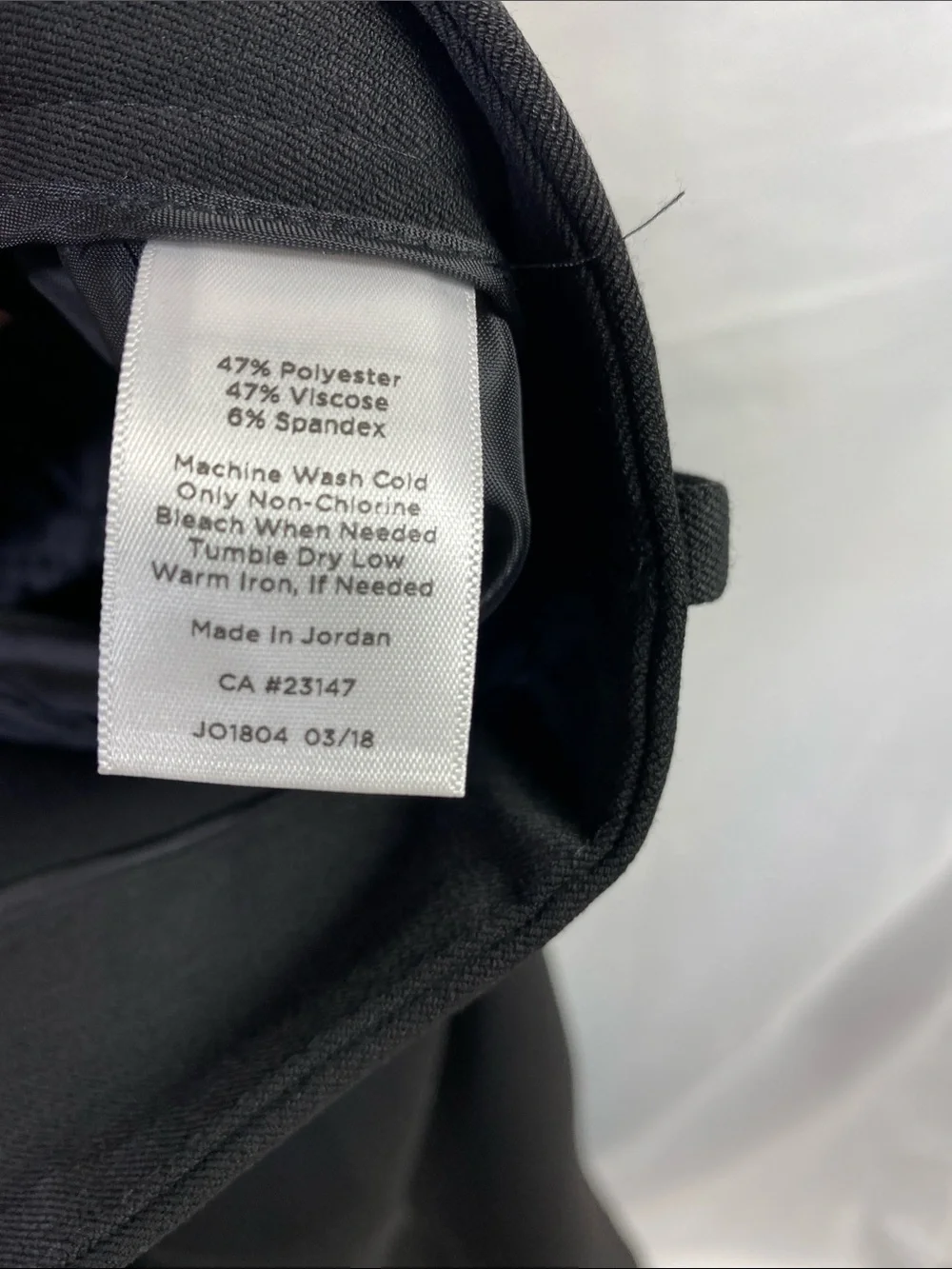 Talbots Black Women's Barely Boot Dress Pants Size 14 NWT